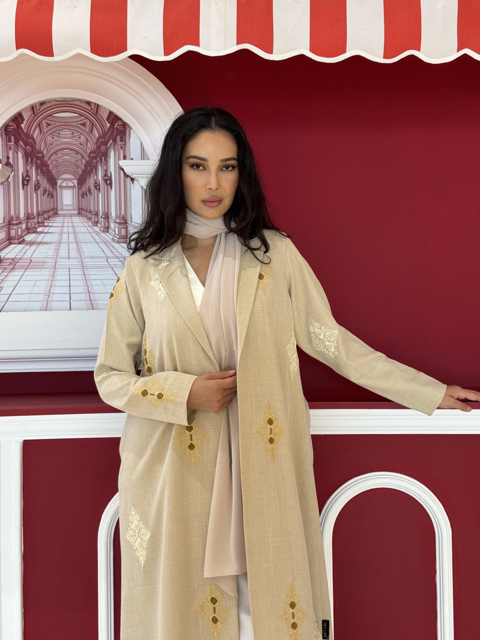 Golden Aura Abaya